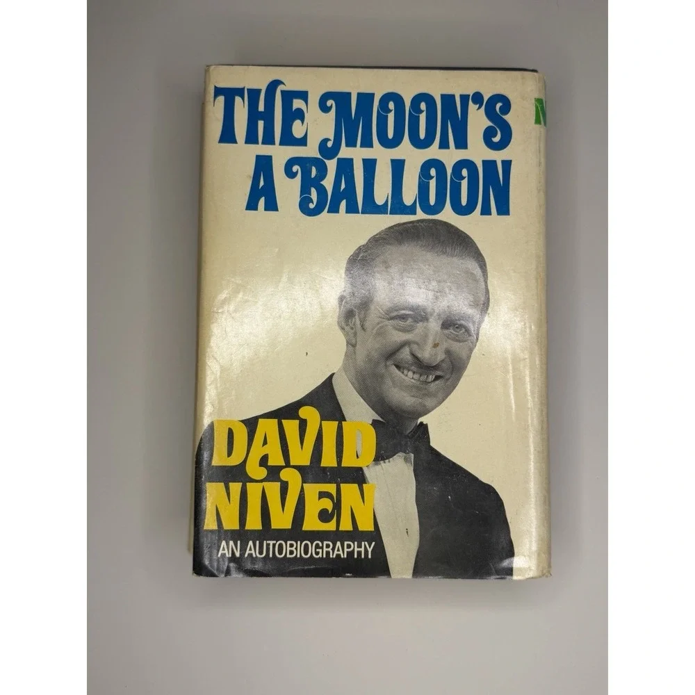 The Moon's a Balloon David Niven 1972 Putnam Hardcover Vintage